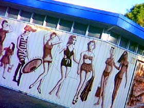 Historical Mural Series - Schoolies Week Accommodation 1