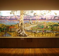 Adaminaby Memorial Hall Stage Curtain - Schoolies Week Accommodation