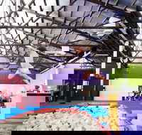 Springloaded Trampoline - Schoolies Week Accommodation