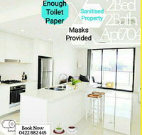 Stylish Liverpool 2Bed 2Bath Apartment -Skyline Views -Masks Provided - Schoolies Week Accommodation