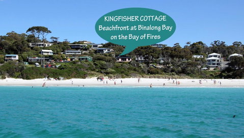 KINGFISHER COTTAGE Beachfront At The Binalong Bay - Schoolies Week Accommodation 16