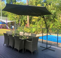 Tropical Private Open Space at Trinity - Schoolies Week Accommodation