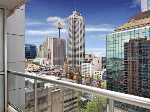 Accommodation Sydney - Kent Street Sydney CBD Top Floor 2 Bedroom Apartment With Balcony - Schoolies Week Accommodation 3