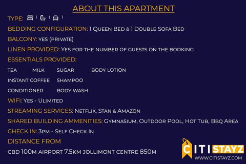 Perfectly Located Modern Apartment - Canberra CBD - Schoolies Week Accommodation 2