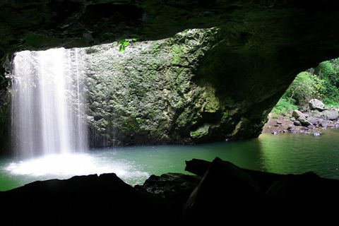 Natural Bridge & Springbrook Waterfalls Tour + Hot Air Balloon With Breakfast - Schoolies Week Accommodation 2