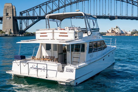 Vivid 90-Minute Sydney Harbour Small Group Catamaran Cruise - Schoolies Week Accommodation 4