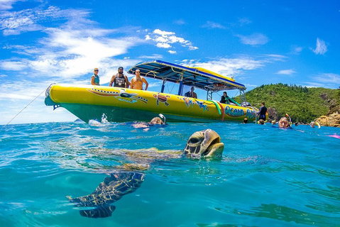 Great Barrier Reef Scenic Flight And Ocean Rafting Whitehaven Beach Day Trip - Schoolies Week Accommodation 1