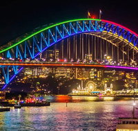 Vivid 90-Minute Sydney Harbour Intimate Catamaran Cruise with Canapes - Schoolies Week Accommodation